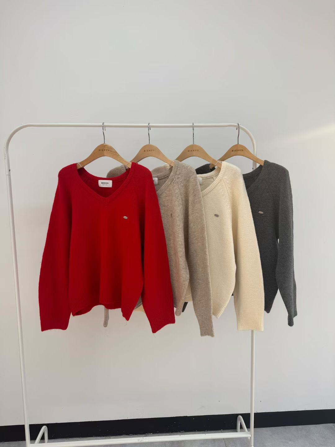 BIENVU韓國東大門代購女裝新款休閑推薦26春夏職業針織衫BIENVU針織衫