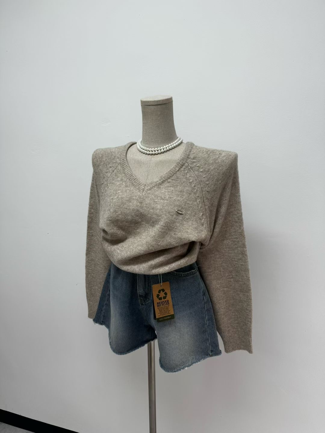 BIENVU韓國東大門代購女裝新款休閑推薦26春夏職業針織衫BIENVU針織衫圖色2