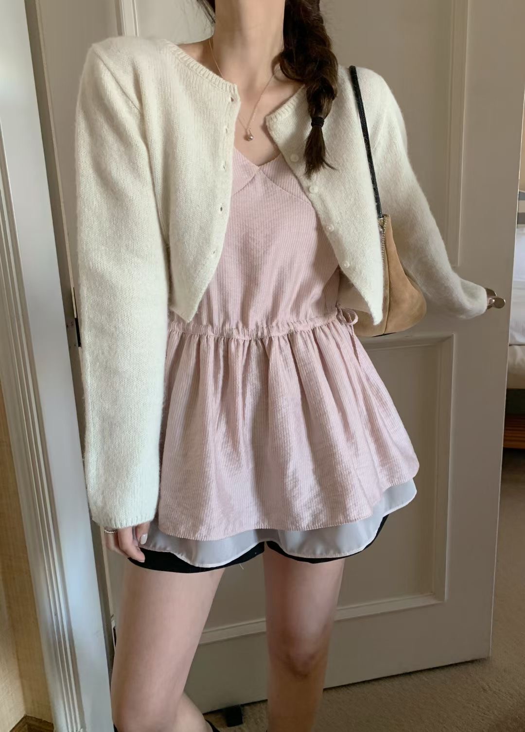 MELLOUNGE-멜라운지-T韓國東大門直郵女士新款26春夏針織衫MELLOUNGE-2件起針織衫圖色2