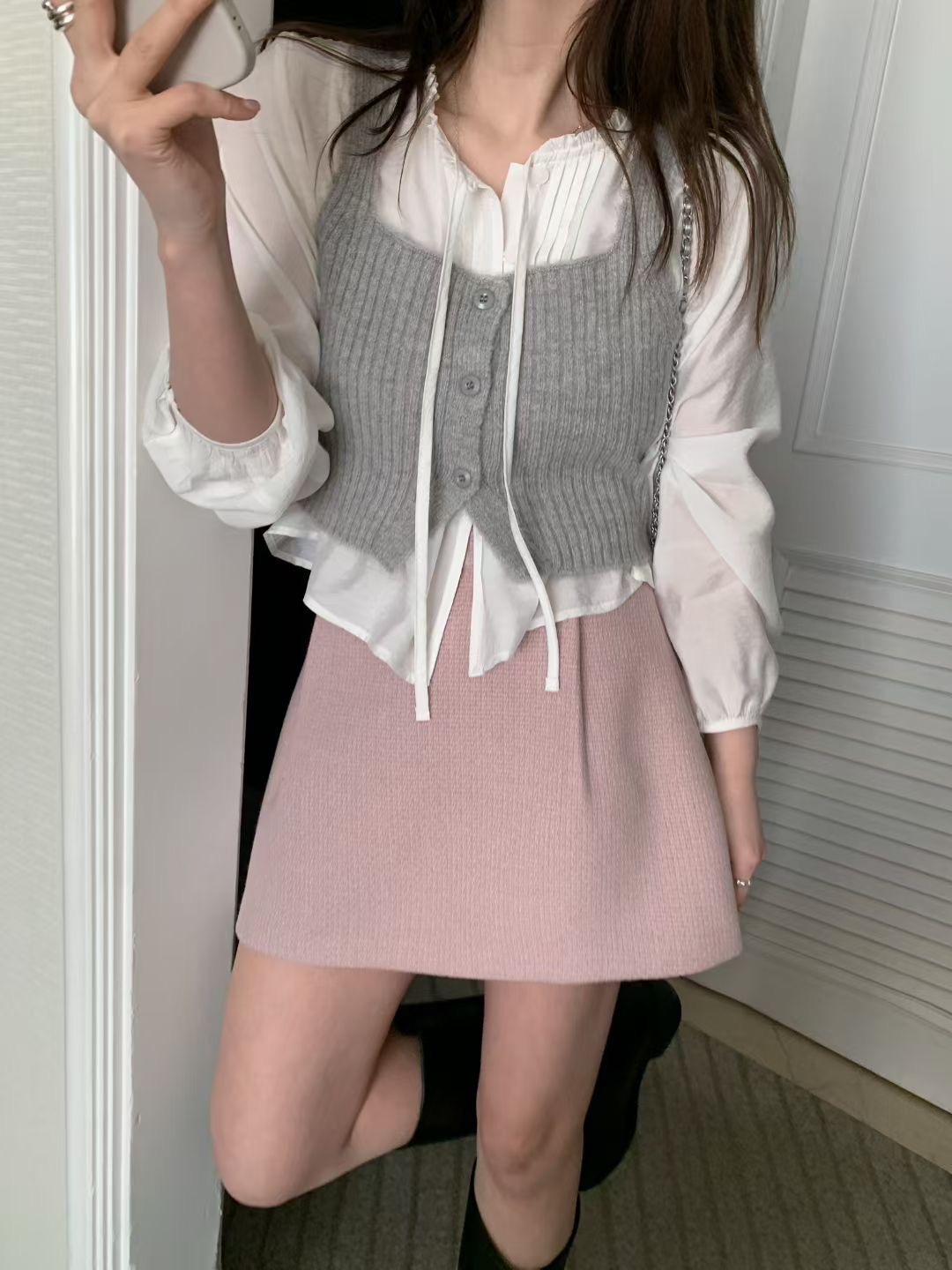 MELLOUNGE-멜라운지-T韓國東大門直郵女士新品推薦吊帶背心不含內搭MELLOUNGE-2件起吊帶/背心