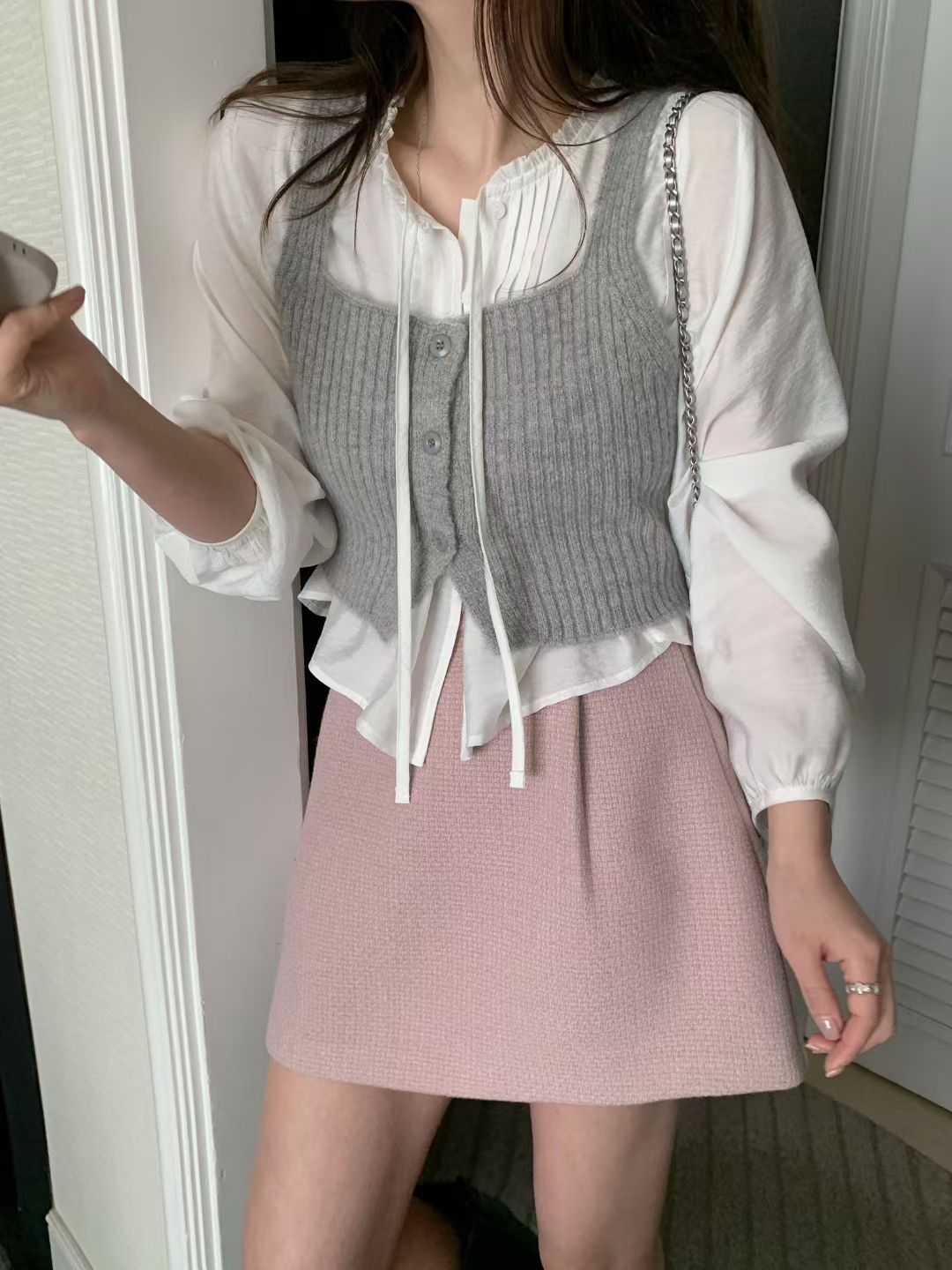 MELLOUNGE-멜라운지-T韓國東大門直郵女士新品推薦吊帶背心不含內搭MELLOUNGE-2件起吊帶/背心圖色2