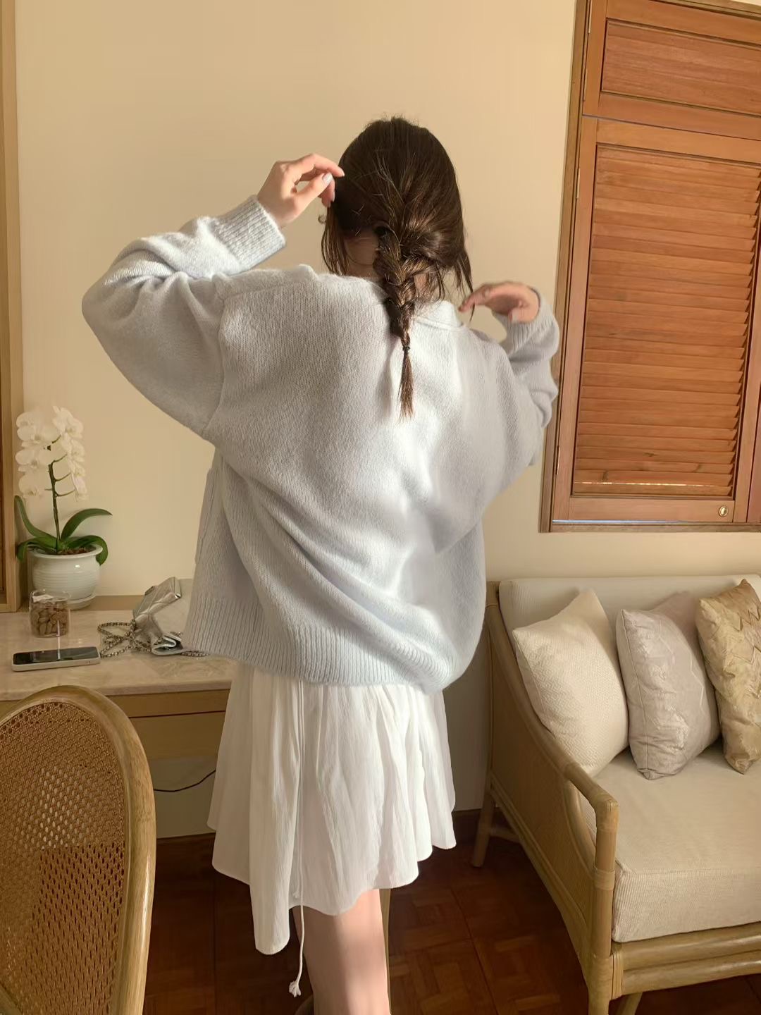 MELLOUNGE-멜라운지-T韓國直郵實拍女士新款休閑針織衫MELLOUNGE-2件起針織衫