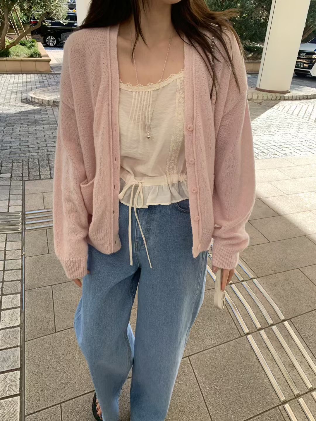 MELLOUNGE-멜라운지-T韓國東大門直郵女士新款職業吊帶背心MELLOUNGE-2件起吊帶/背心