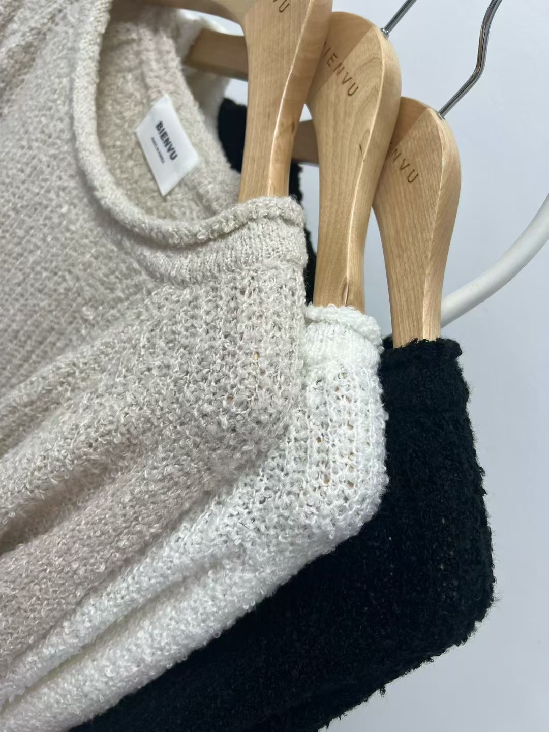 BIENVU韓國直郵實拍女裝新品時尚休閑熱賣26春夏推薦針織衫BIENVU針織衫