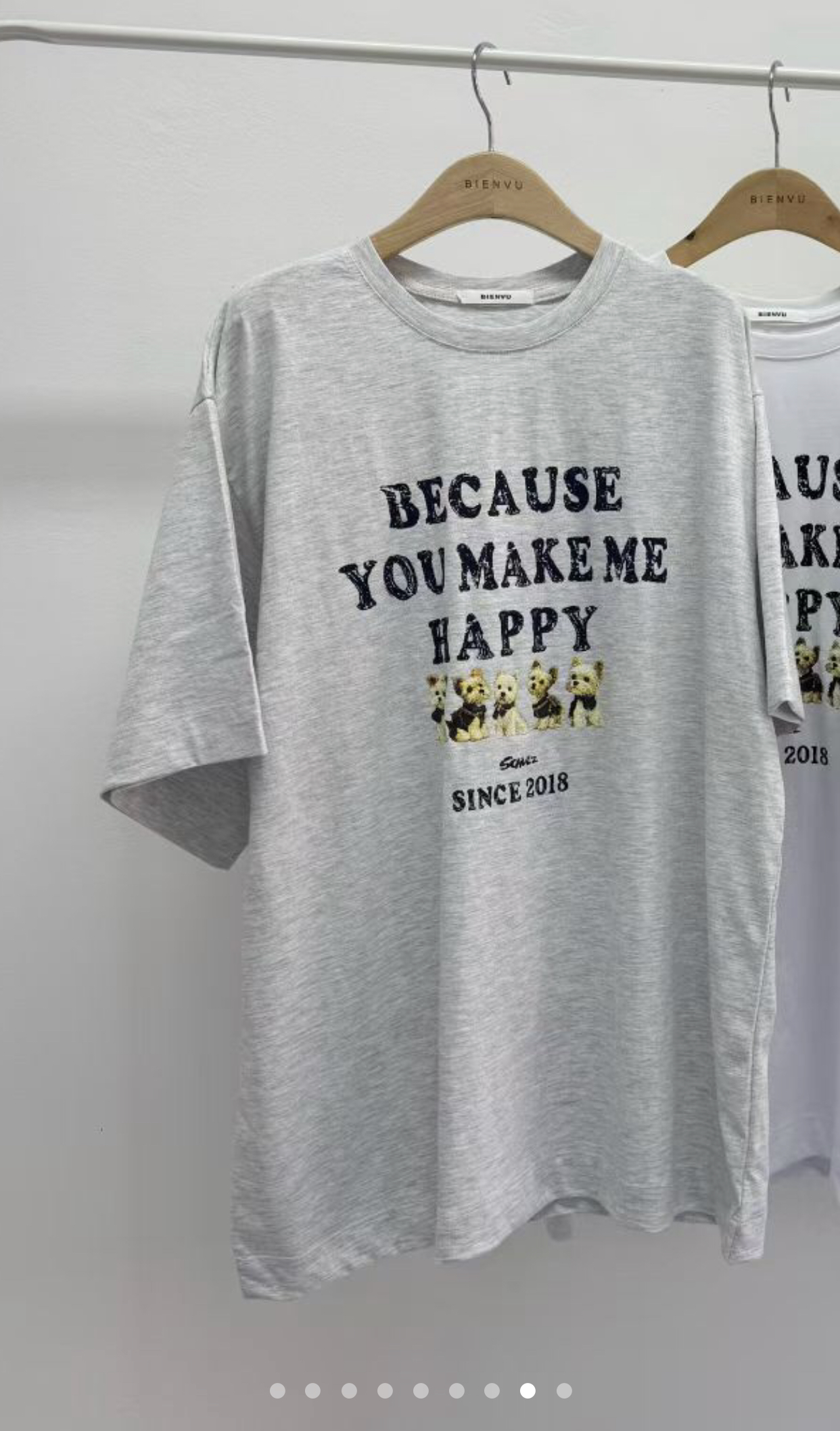 BIENVU韓國東大門直郵女士新品時尚26春夏職業熱賣人氣T恤BIENVUT恤圖色1