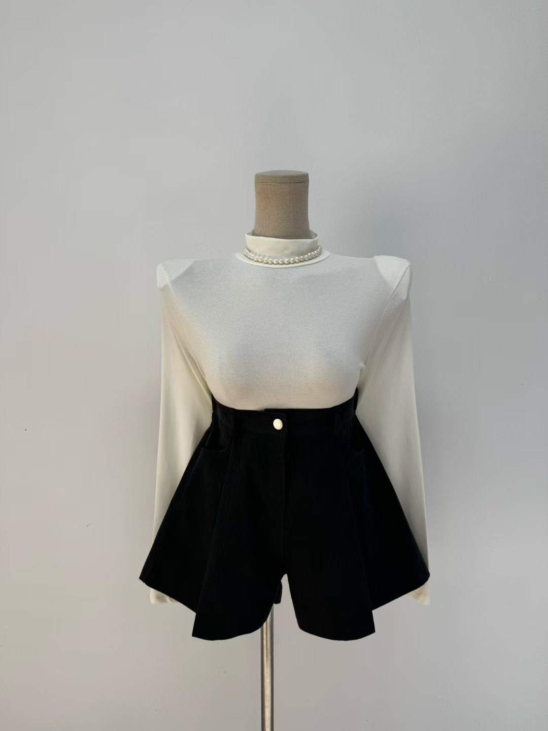 BIENVU韓國直郵女士新款休閑推薦熱賣職業時尚26春夏長袖T恤BIENVU長袖T恤圖色2