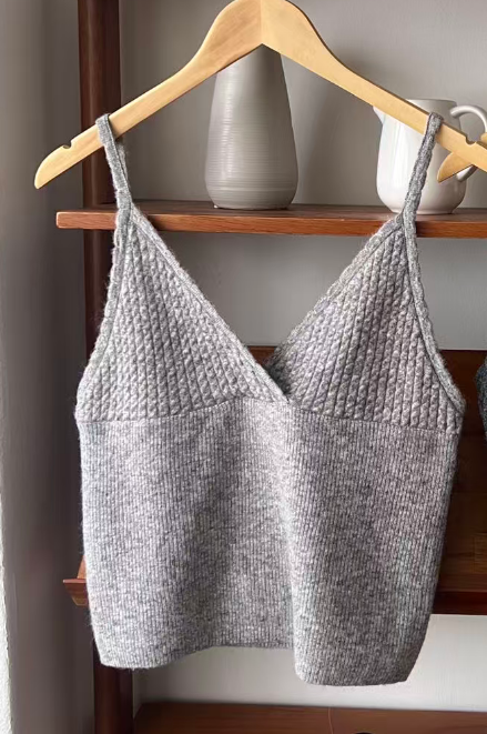 ALOHA-OT韓國東大門直郵女士新款職業時尚吊帶背心不含內搭ALOHA-OT吊帶/背心圖色1灰色