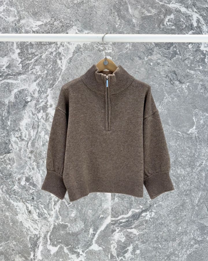 ROOKIE BUD韓國東大門代購女裝新品熱賣職業針織衫羊毛拉鏈ROOKIE BUD-P針織衫圖色1