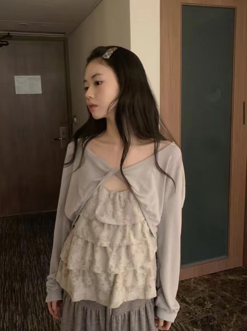 HAY KNOCK-헤이노크-OT韓國東大門代購女士新品熱賣長袖T恤開衫HAY KNOCK-헤이노크-OT長袖T恤