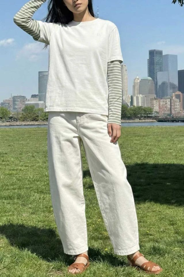 ROOKIE BUD韓國直郵實拍女士新品熱賣時尚人氣長袖T恤條紋ROOKIE BUD-P長袖T恤