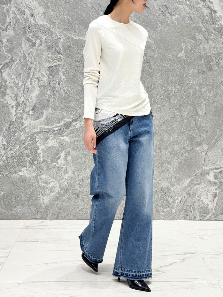 ROOKIE BUD韓國東大門直郵女士新款人氣休閑26春夏長袖T恤ROOKIE BUD-P長袖T恤