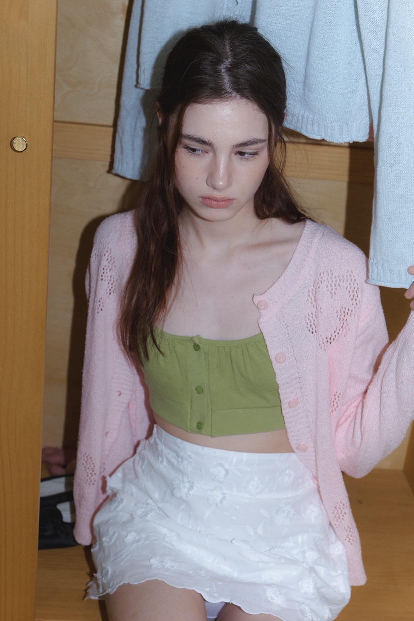 BIEN GARDER韓國代購女裝新品人氣時尚職業熱賣針織衫花朵BIEN GARDER針織衫