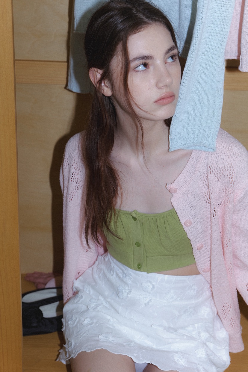 BIEN GARDER韓國代購女裝新品人氣時尚職業熱賣針織衫花朵BIEN GARDER針織衫