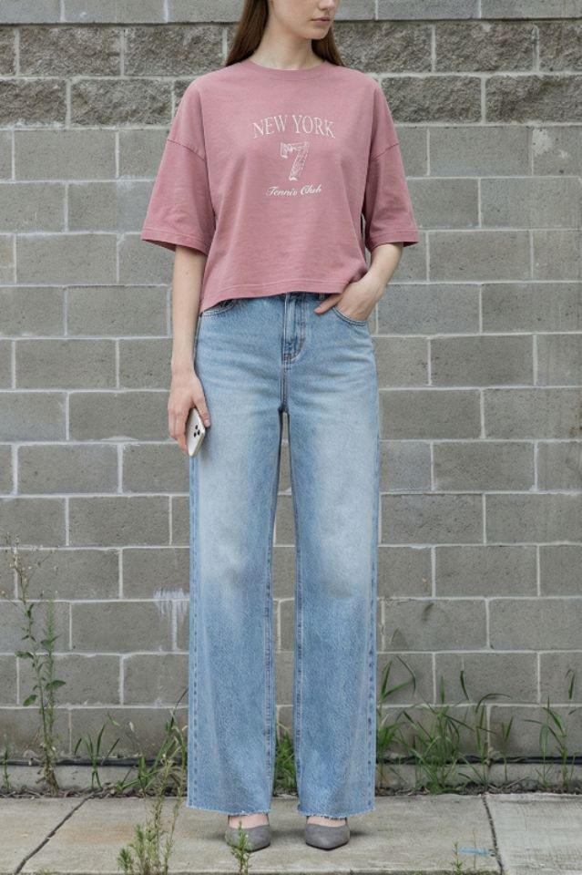 ROOKIE BUD韓國直郵女裝新品推薦熱賣26春夏休閑職業T恤ROOKIE BUD-PT恤