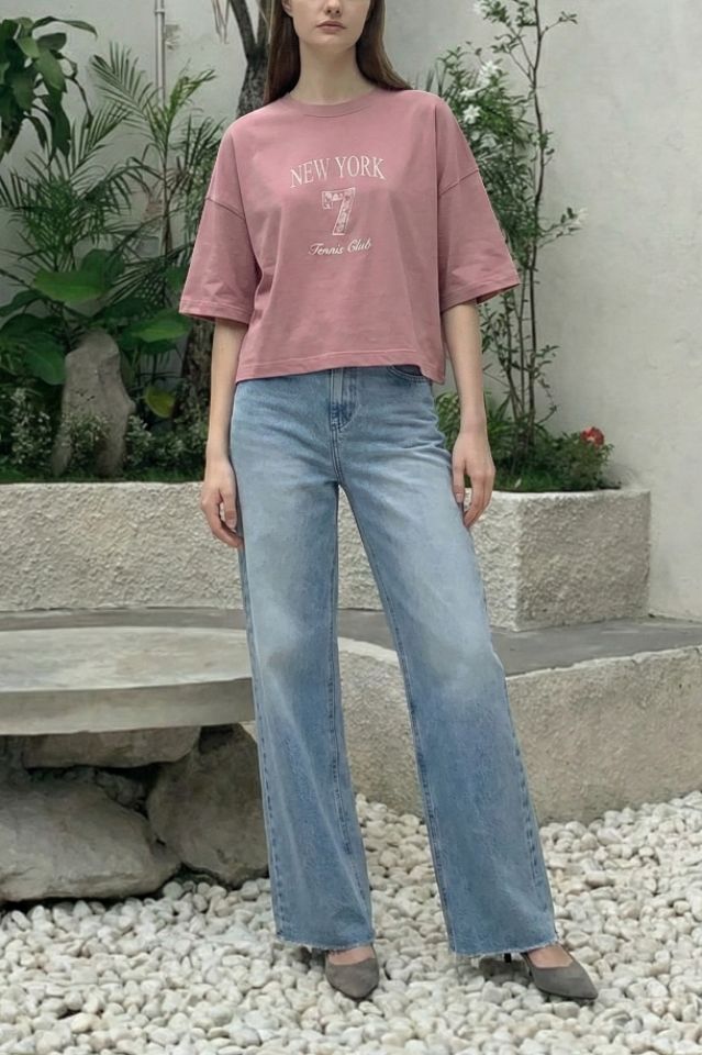 ROOKIE BUD韓國直郵女裝新品推薦熱賣26春夏休閑職業T恤ROOKIE BUD-PT恤