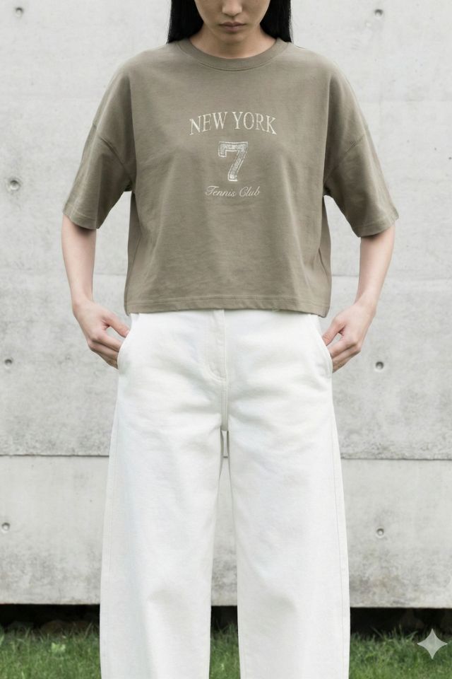 ROOKIE BUD韓國直郵女裝新品推薦熱賣26春夏休閑職業T恤ROOKIE BUD-PT恤