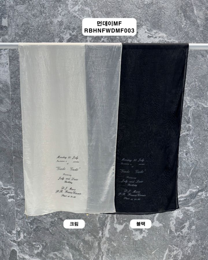 ROOKIE BUD韓國直郵實拍女裝新款26春夏熱賣休閑圍巾披肩ROOKIE BUD-P圍巾/披肩