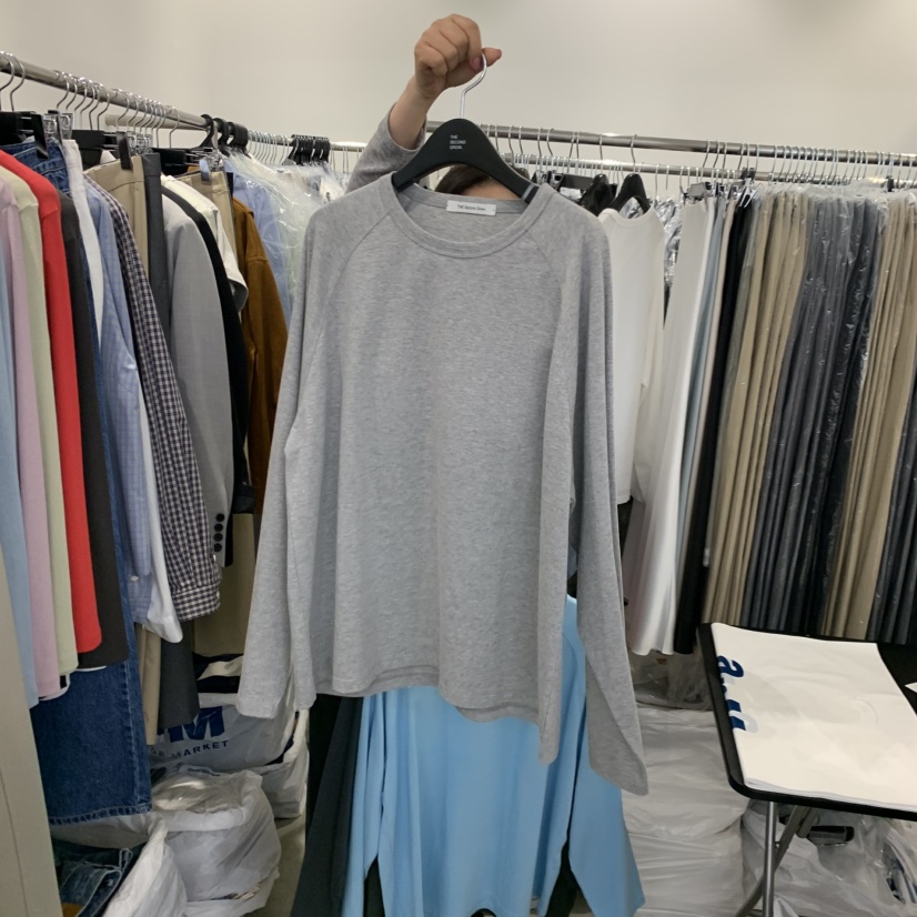 THE SECOND GROW韓國代購女裝新品人氣推薦休閑長袖T恤THE SECOND GROW長袖T恤圖色2