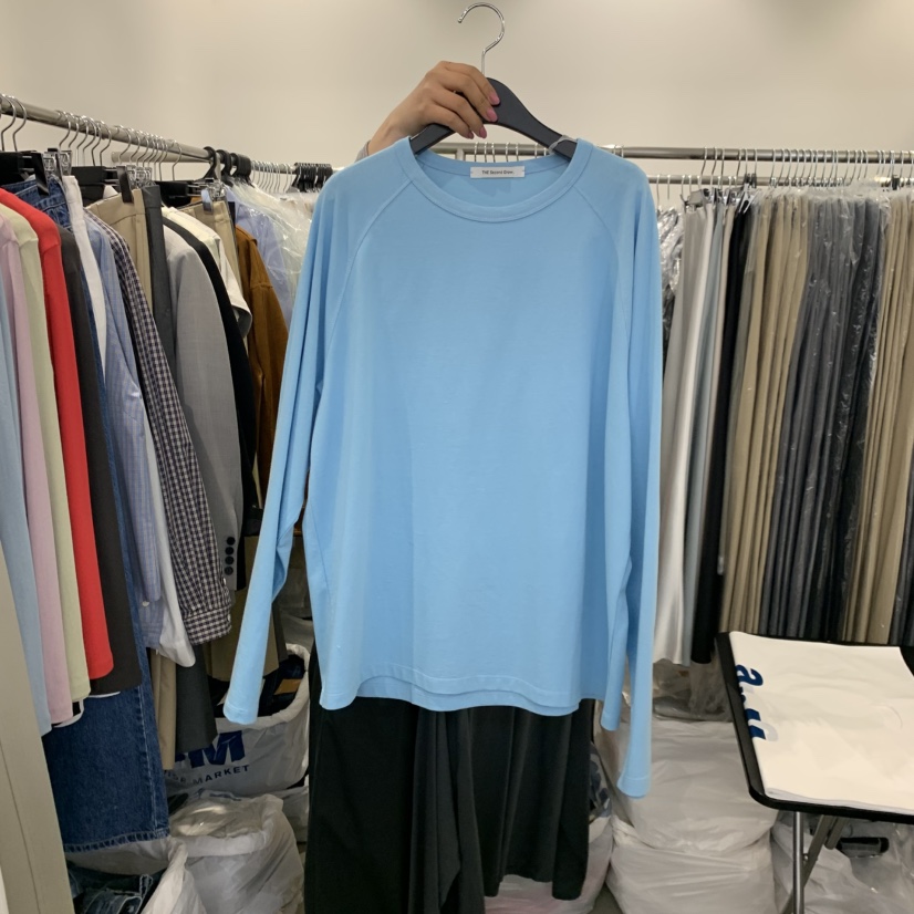 THE SECOND GROW韓國代購女裝新品人氣推薦休閑長袖T恤THE SECOND GROW長袖T恤圖色3