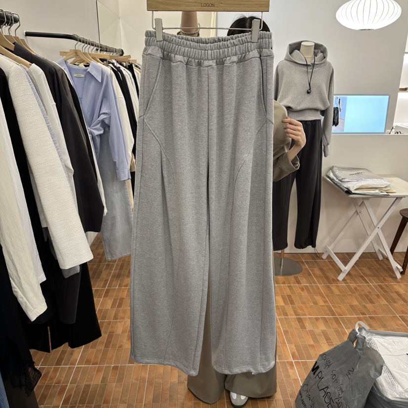 LOGON韓國代購女裝新款時尚推薦熱賣真品職業人氣休閑休閑褲LOGON休閑褲圖色1