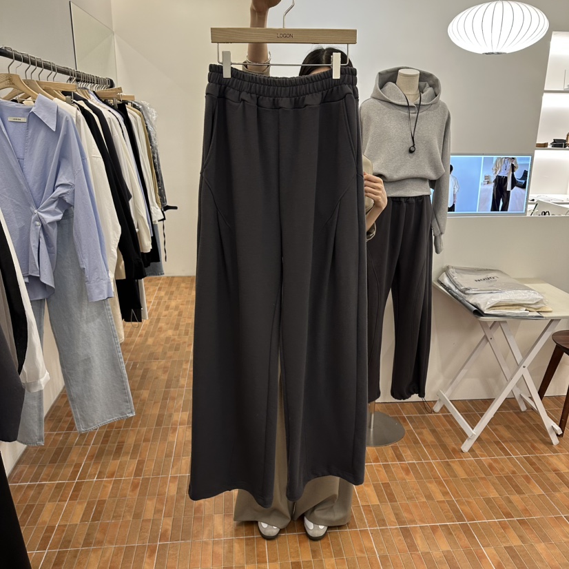 LOGON韓國代購女裝新款時尚推薦熱賣真品職業人氣休閑休閑褲LOGON休閑褲圖色2