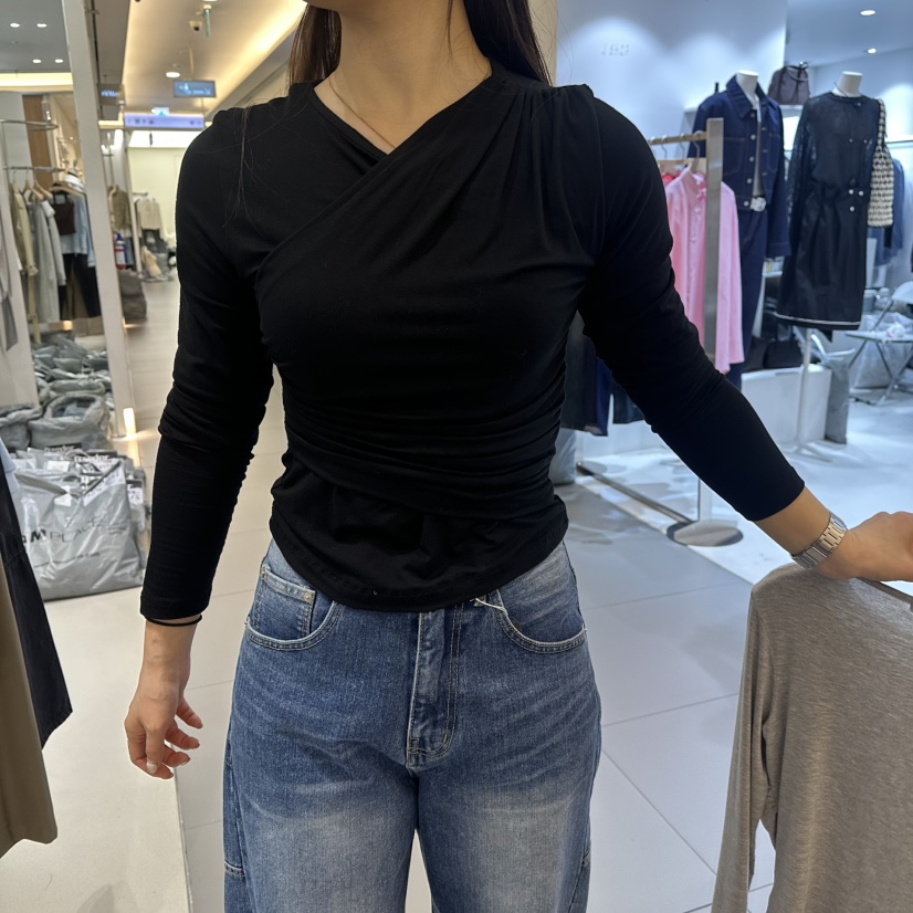 RENDER韓國代購女士新款時尚休閑熱賣26春夏真品人氣長袖T恤RENDER長袖T恤圖色3