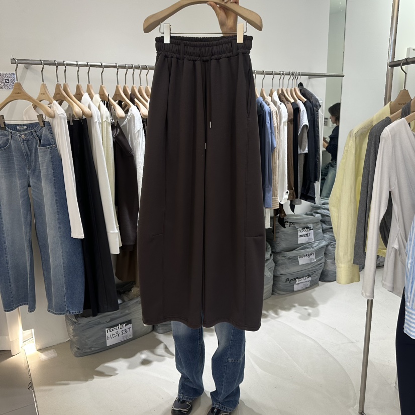 RENDER東大門直郵女裝新款推薦職業26春夏人氣熱賣休閑褲RENDER休閑褲圖色4棕色