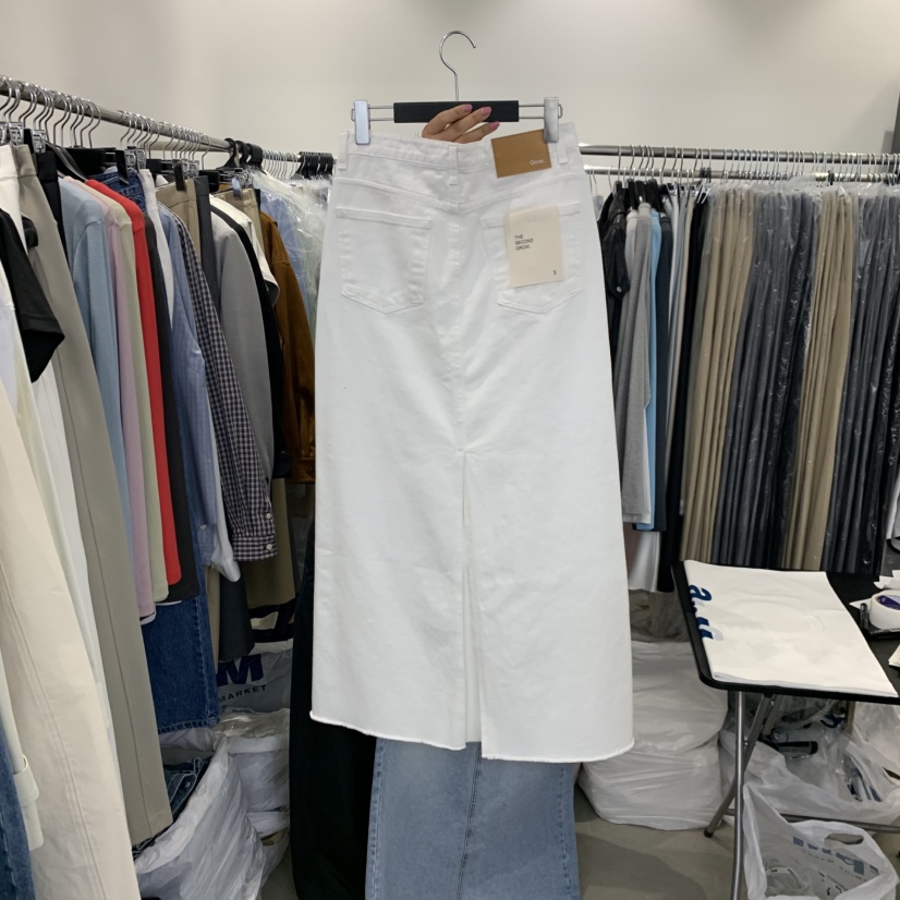 THE SECOND GROW東大門代購女裝新品推薦真品長裙開衩長款THE SECOND GROW長裙