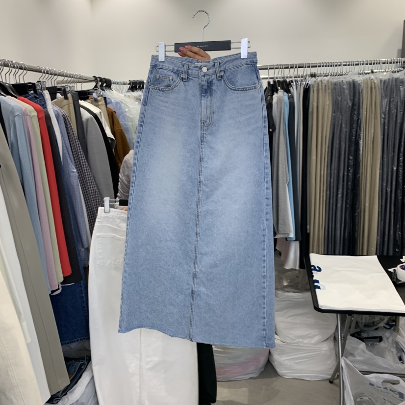 THE SECOND GROW東大門代購女裝新品推薦真品長裙開衩長款THE SECOND GROW長裙圖色2