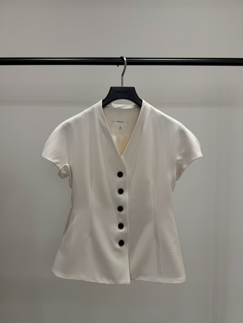 GALERIE NUIT東大門實拍女裝新品人氣熱賣職業推薦夾克V領GALERIE NUIT夾克圖色1