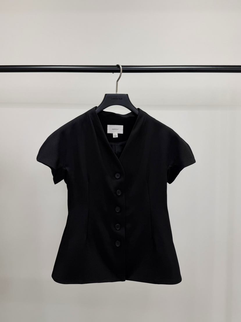 GALERIE NUIT東大門實拍女裝新品人氣熱賣職業推薦夾克V領GALERIE NUIT夾克圖色2