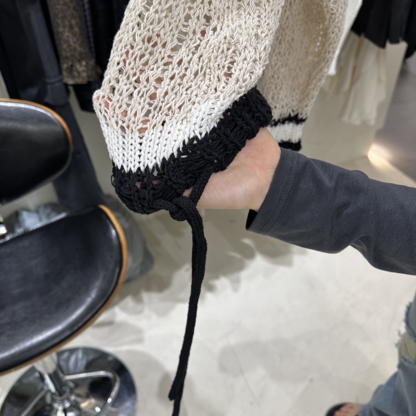 BENE東大門直郵女裝新款熱賣職業26春夏推薦針織衫亞麻布BENE針織衫