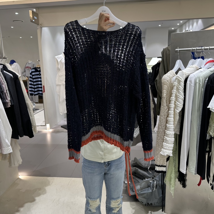 BENE東大門直郵女裝新款熱賣職業26春夏推薦針織衫亞麻布BENE針織衫圖色2