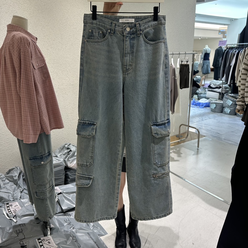 GRADE東大門實拍女士新款時尚26春夏真品推薦職業人氣牛仔褲GRADE牛仔褲圖色1