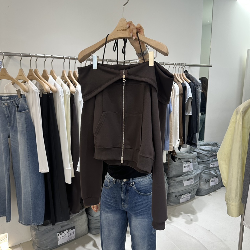 RENDER東大門直郵女裝新品職業時尚休閑推薦26春夏夾克拉鏈RENDER夾克圖色3