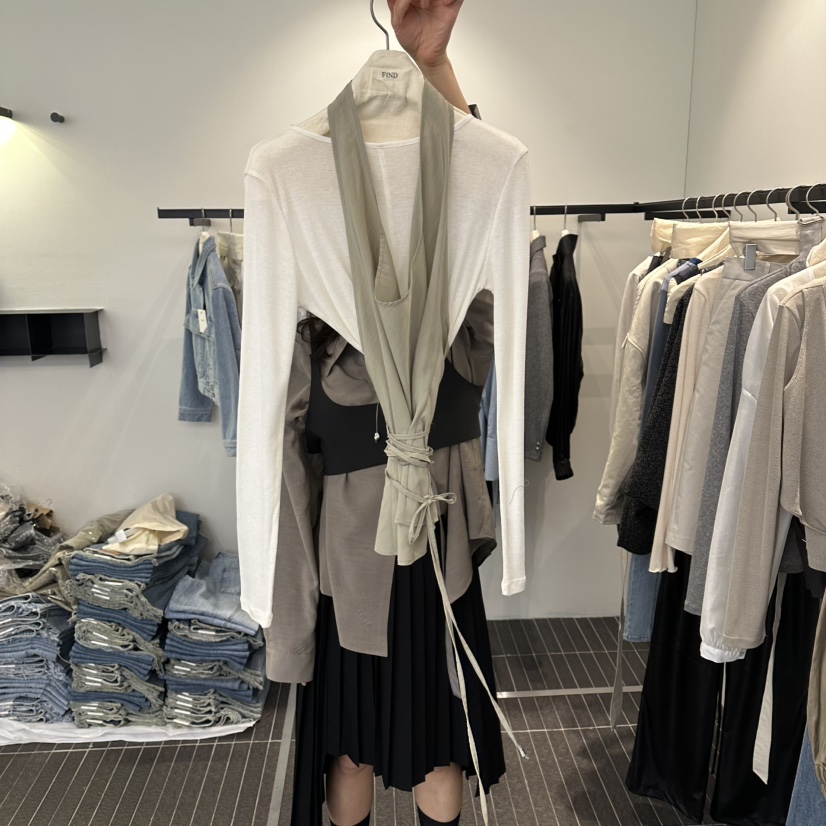 FIND-P韓國直郵女士新品職業人氣26春夏休閑真品吊帶背心FIND-P吊帶/背心圖色4