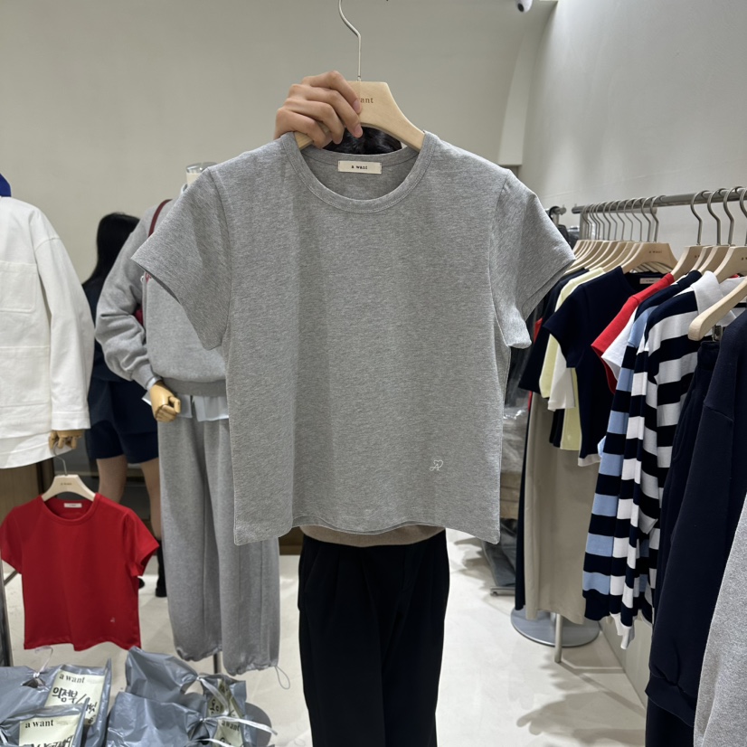 A WANT韓國直郵女士新款推薦時尚職業休閑真品熱賣人氣T恤A WANTT恤圖色3