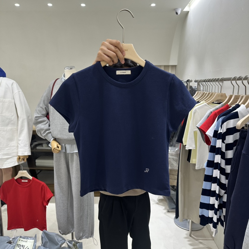 A WANT韓國直郵女士新款推薦時尚職業休閑真品熱賣人氣T恤A WANTT恤圖色4
