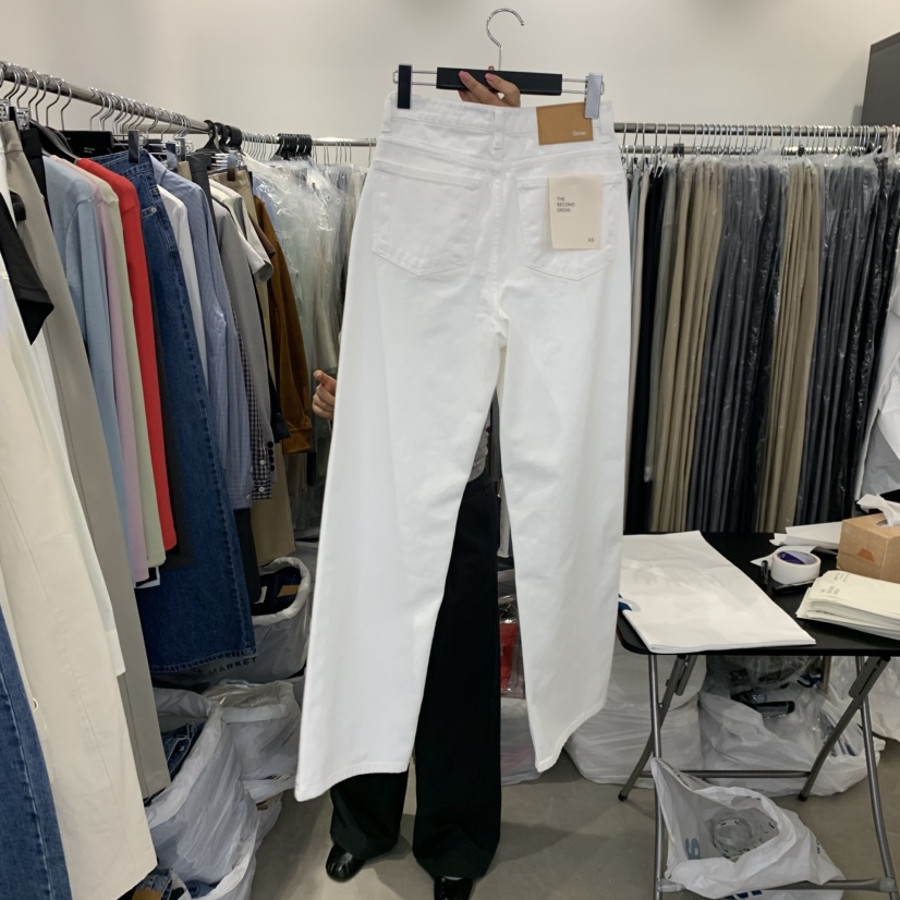 THE SECOND GROW東大門直郵女士新款推薦休閑26春夏牛仔褲THE SECOND GROW牛仔褲