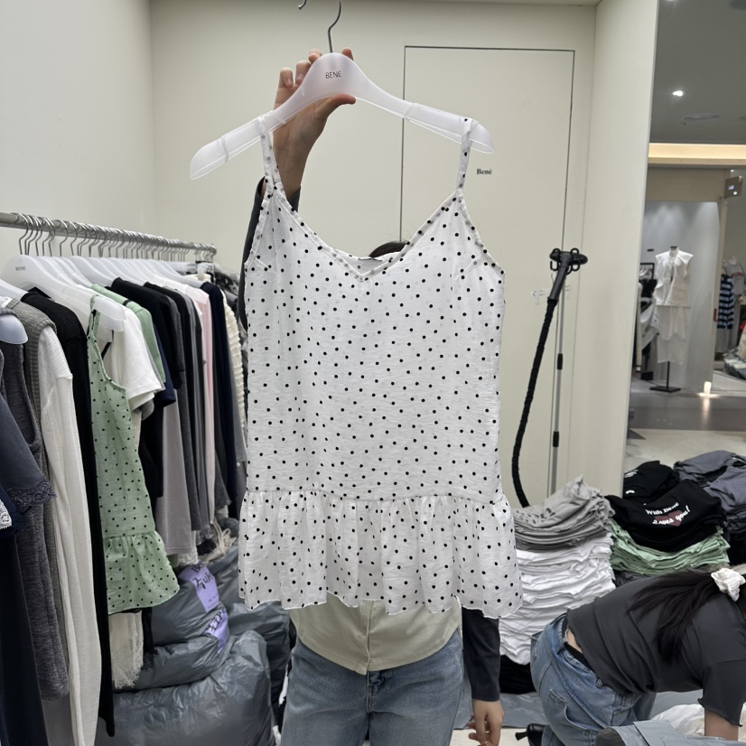 BENE東大門代購女士新品推薦職業時尚人氣真品26春夏吊帶背心BENE吊帶/背心圖色1