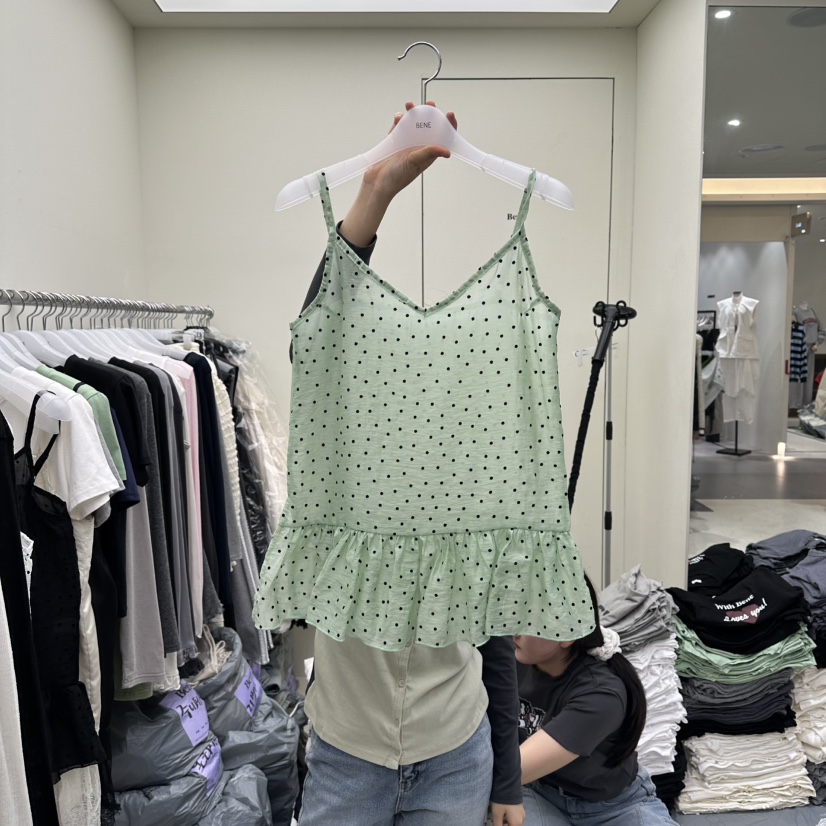 BENE東大門代購女士新品推薦職業時尚人氣真品26春夏吊帶背心BENE吊帶/背心圖色2