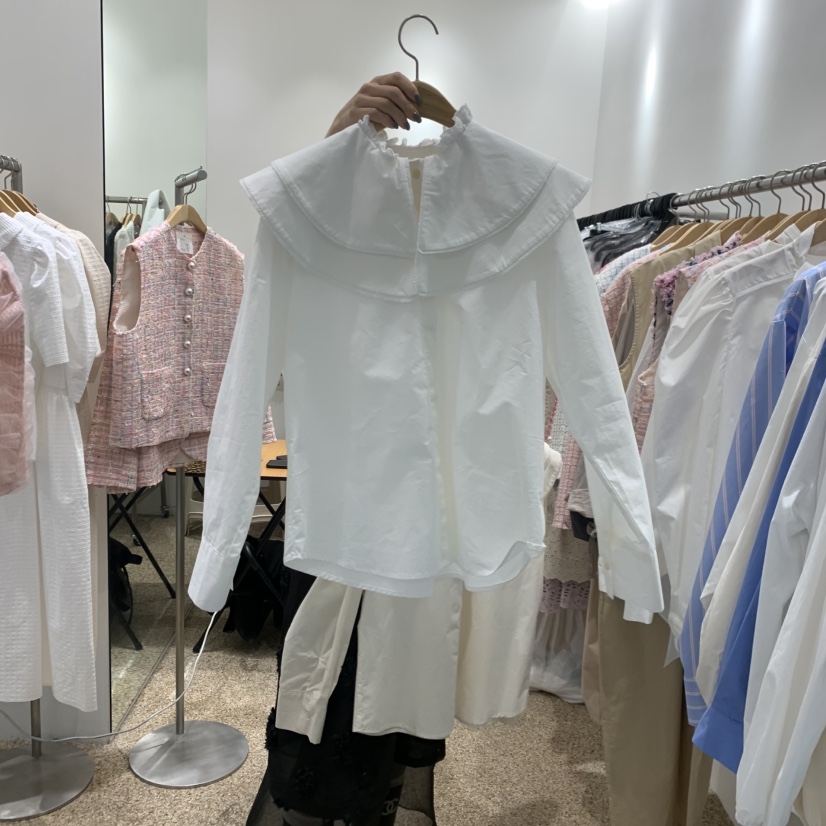 A韓國直郵女士新品真品時尚休閑職業推薦26春夏襯衫蕾絲衫A STORE襯衫/蕾絲衫圖色1