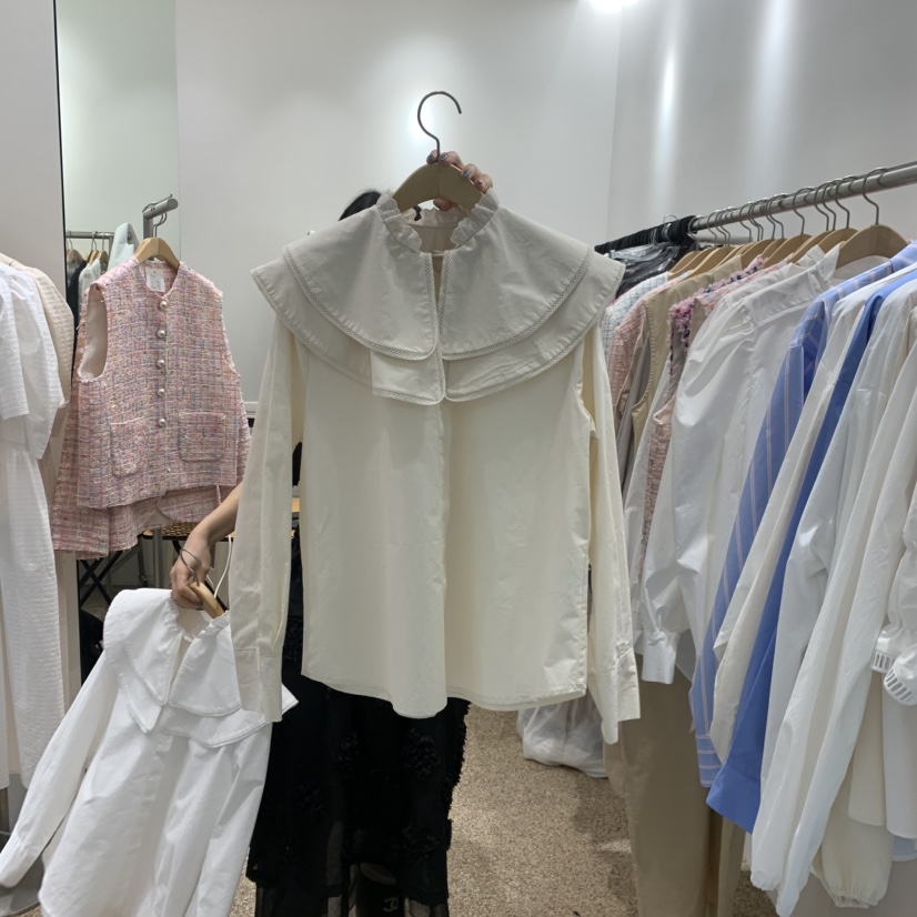 A韓國直郵女士新品真品時尚休閑職業推薦26春夏襯衫蕾絲衫A STORE襯衫/蕾絲衫圖色2