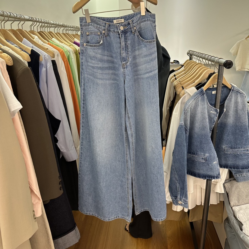 NAVE韓國代購女裝新品熱賣人氣真品時尚推薦26春夏牛仔褲NAVE牛仔褲圖色1