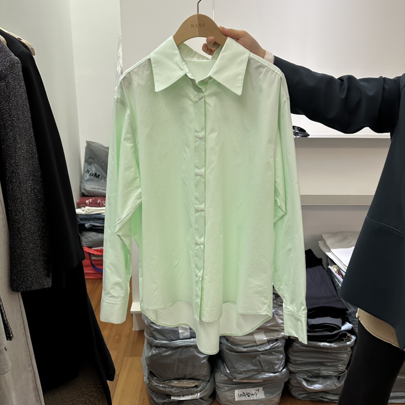 NAVE韓國代購女裝新款26春夏時尚休閑熱賣推薦襯衫蕾絲衫NAVE襯衫/蕾絲衫圖色2