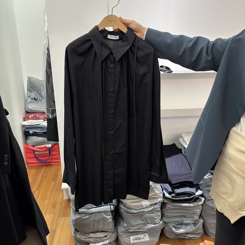 NAVE東大門直郵女裝新品熱賣人氣休閑推薦時尚襯衫蕾絲衫NAVE襯衫/蕾絲衫圖色3