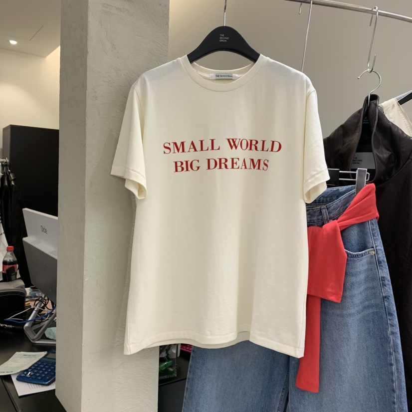 THE SECOND GROW東大門直郵女士新品26春夏時尚人氣T恤THE SECOND GROWT恤圖色1