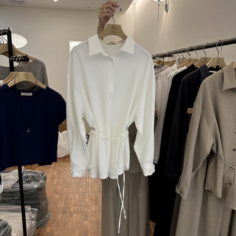 LOGON東大門實拍女裝新品熱賣休閑推薦26春夏人氣襯衫蕾絲衫LOGON襯衫/蕾絲衫圖色1