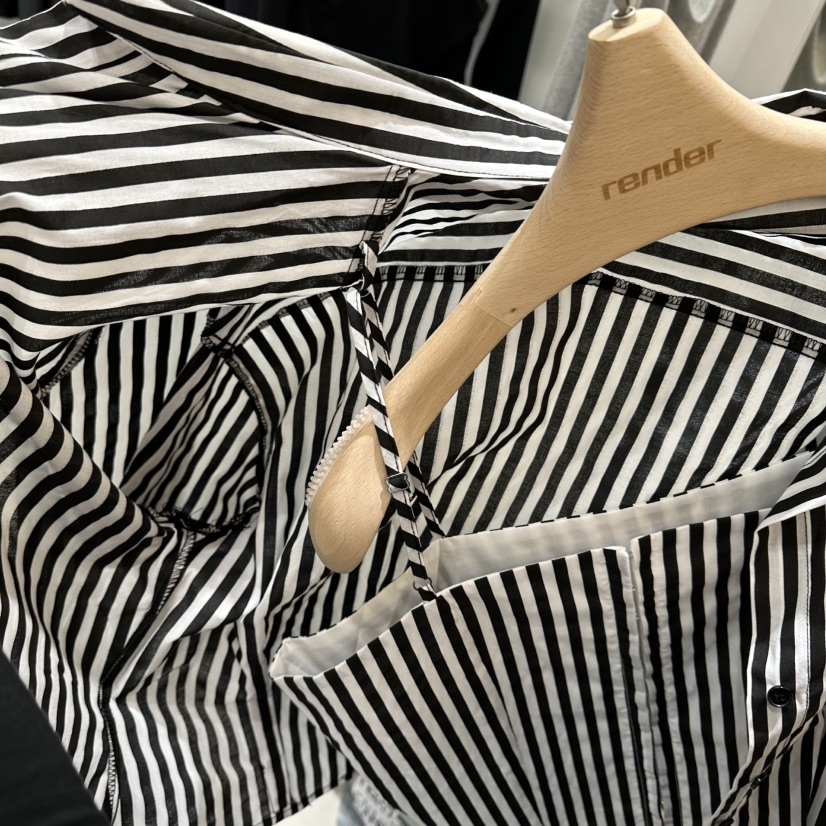 RENDER韓國直郵女士新款職業熱賣真品休閑襯衫蕾絲衫假兩件RENDER襯衫/蕾絲衫