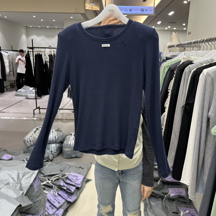 BENE東大門實拍女士新品時尚推薦熱賣真品職業人氣長袖T恤BENE長袖T恤圖色4